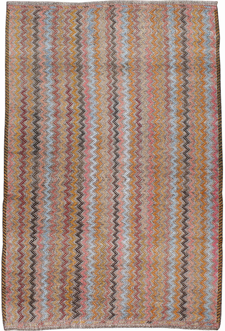 Vintage Turkish Flatweave Kilim, No.24800 - Galerie Shabab