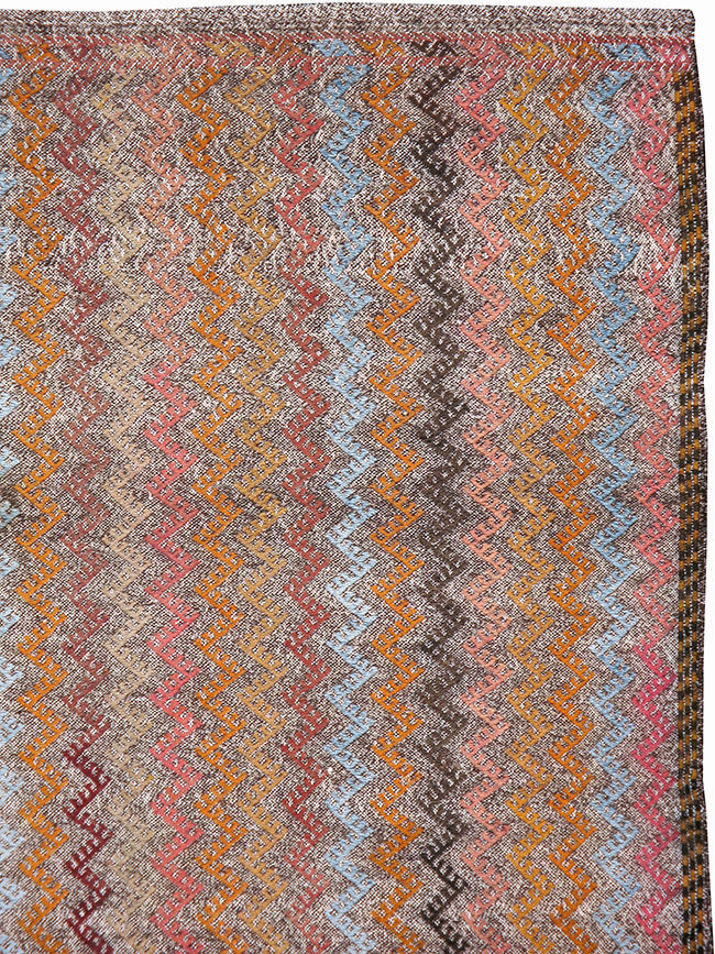 Vintage Turkish Flatweave Kilim, No.24800 - Galerie Shabab