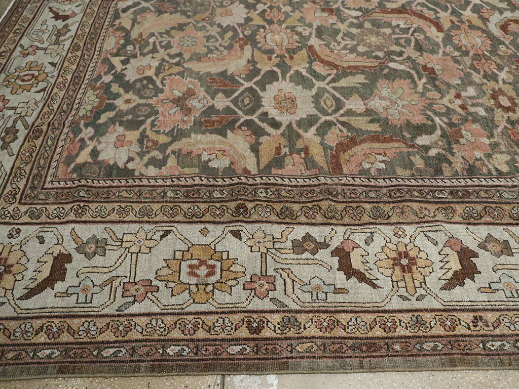 Antique Persian Mahal Oversize Carpet, No.24807 - Galerie Shabab