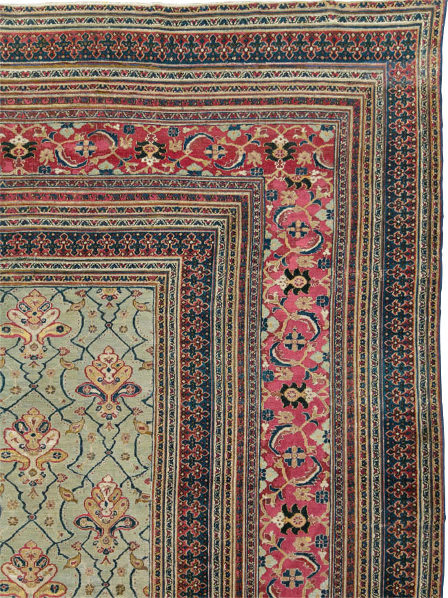 Antique Persian Khorassan Carpet, No.24808 - Galerie Shabab