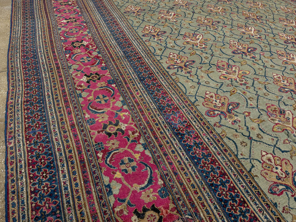 Antique Persian Khorassan Carpet, No.24808 - Galerie Shabab