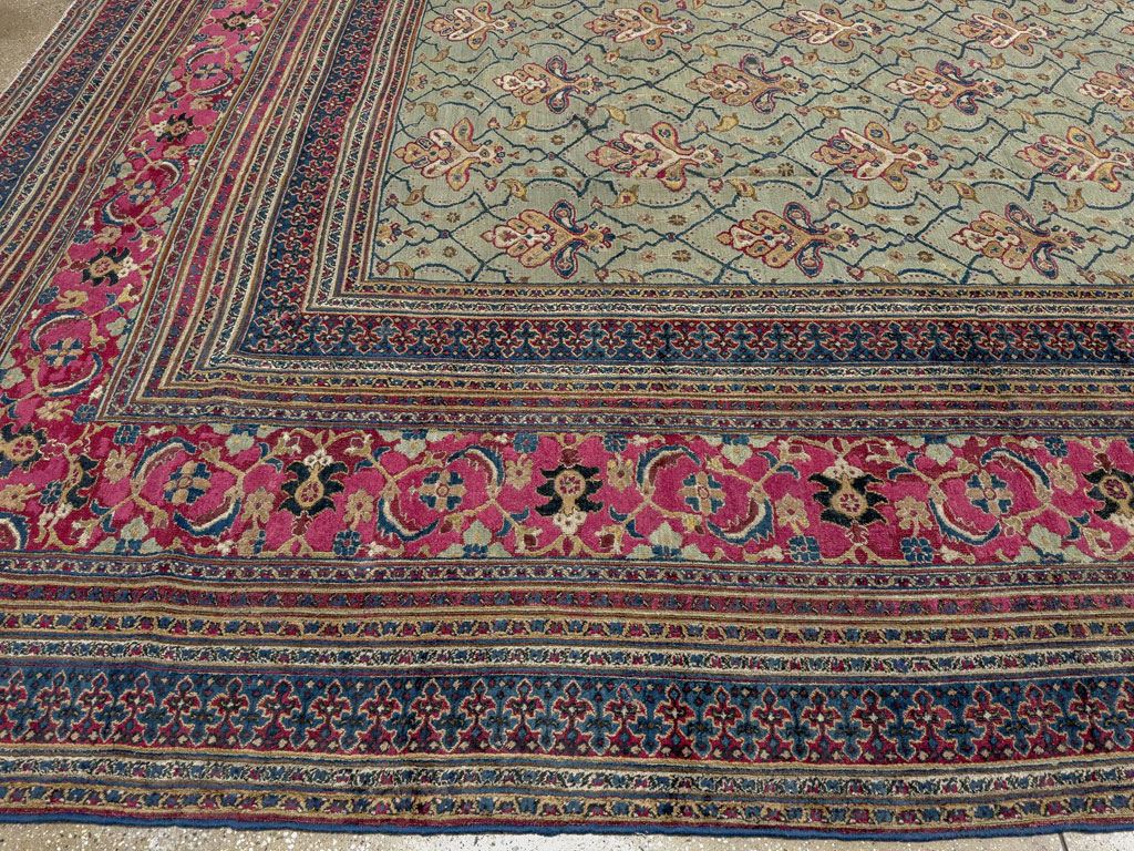 Antique Persian Khorassan Carpet, No.24808 - Galerie Shabab