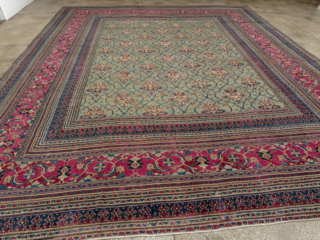 Antique Persian Khorassan Carpet, No.24808 - Galerie Shabab