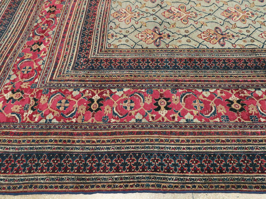 Antique Persian Khorassan Carpet, No.24808 - Galerie Shabab