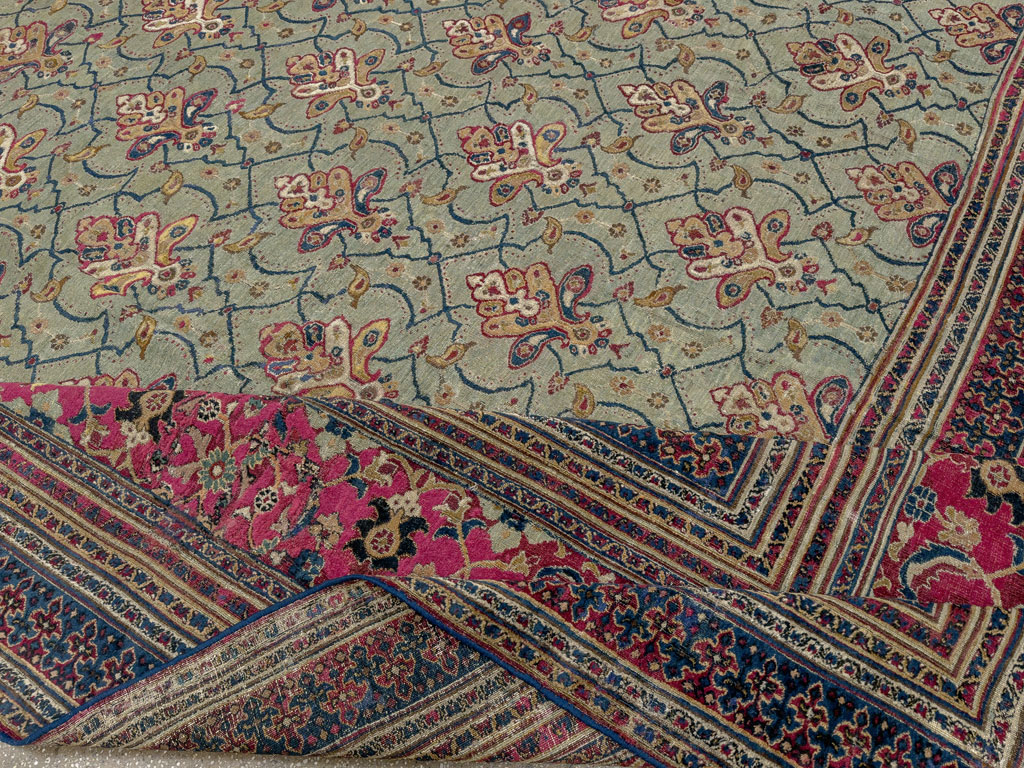 Antique Persian Khorassan Carpet, No.24808 - Galerie Shabab