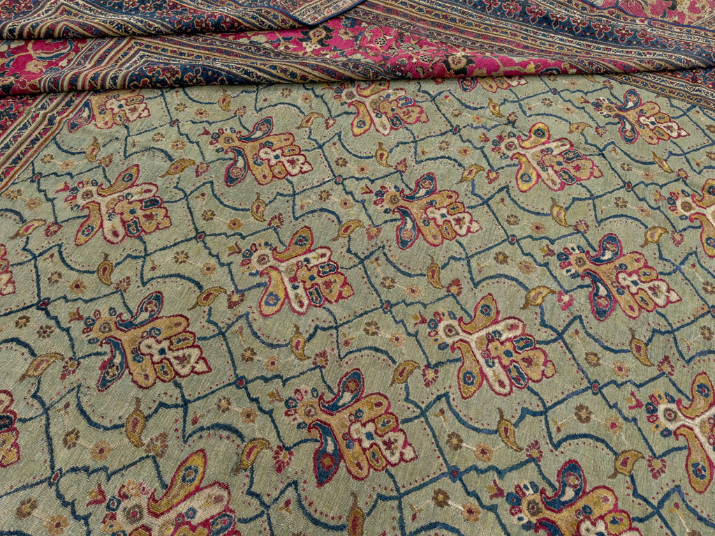 Antique Persian Khorassan Carpet, No.24808 - Galerie Shabab