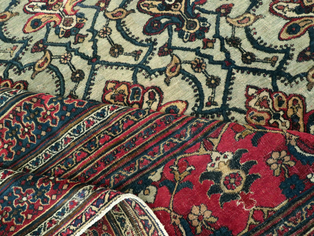Antique Persian Khorassan Carpet, No.24808 - Galerie Shabab