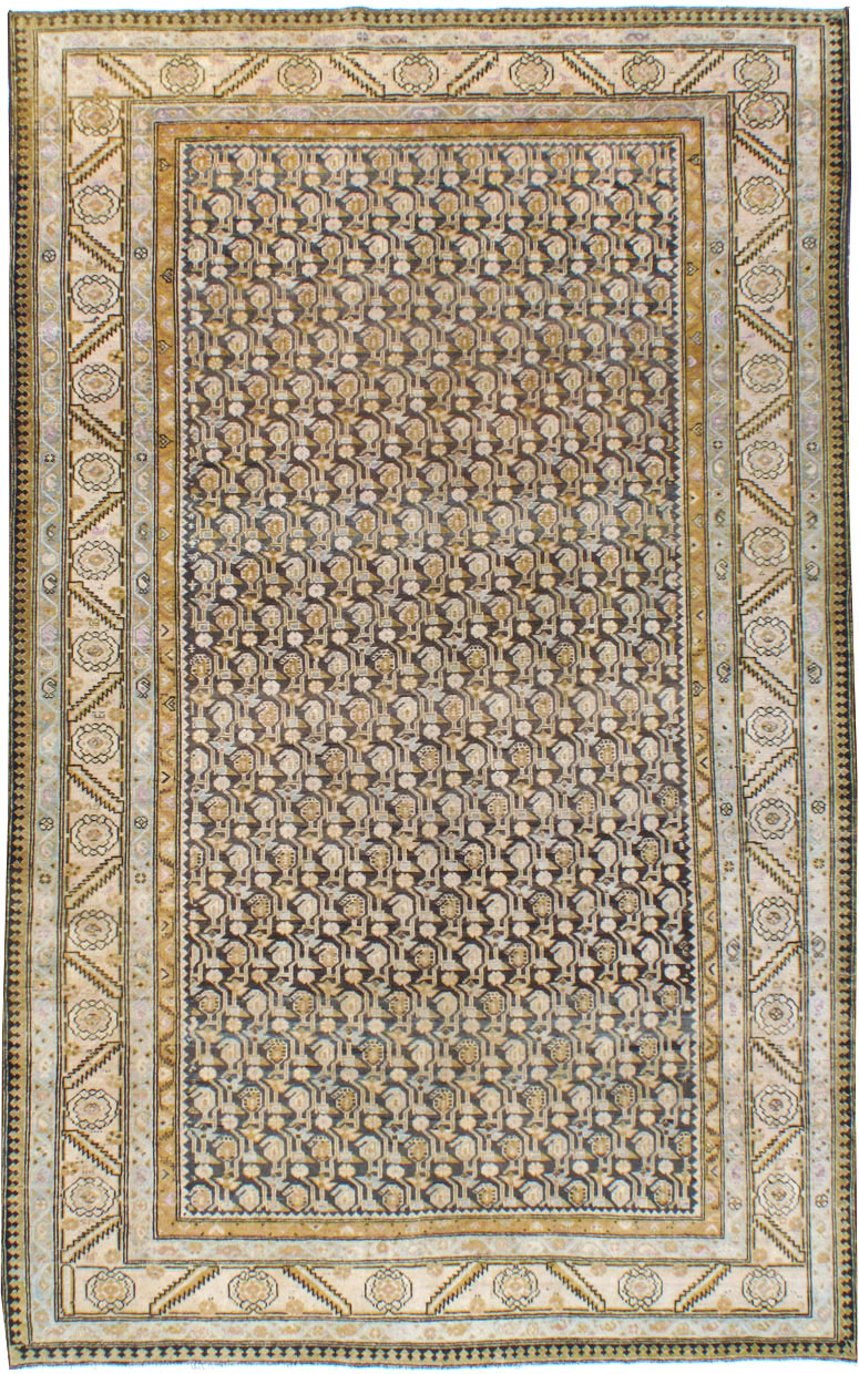 Vintage Persian Malayer Gallery Carpet, No.24811 - Galerie Shabab