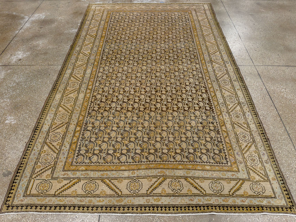 Vintage Persian Malayer Gallery Carpet, No.24811 - Galerie Shabab