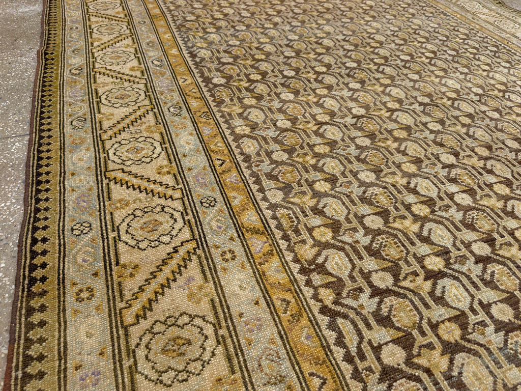 Vintage Persian Malayer Gallery Carpet, No.24811 - Galerie Shabab