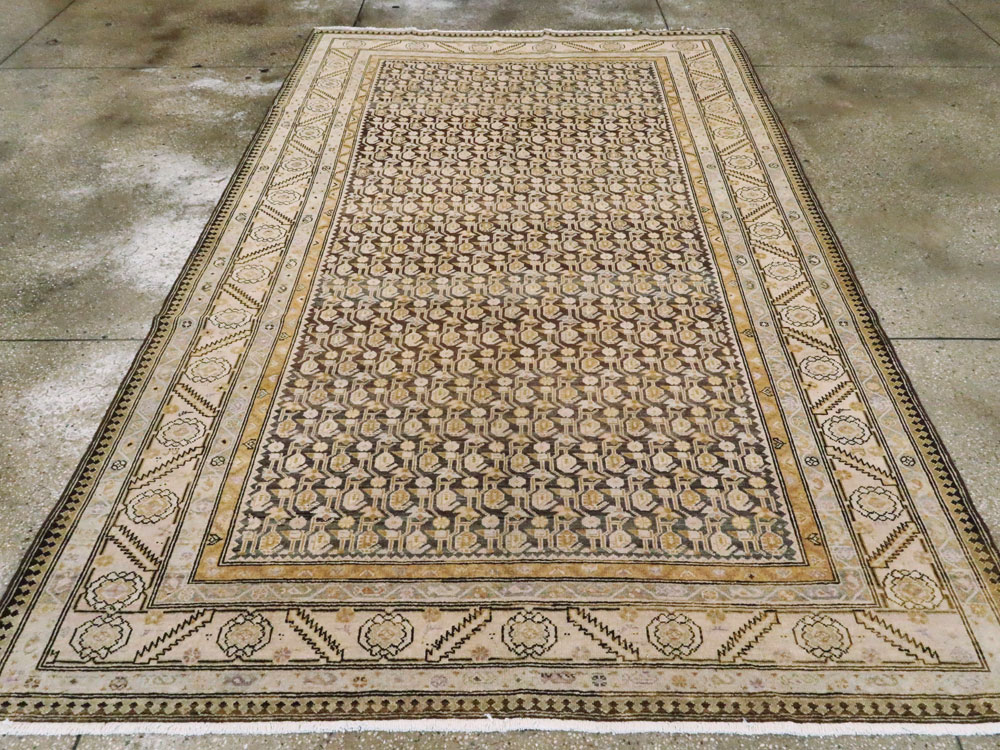 Vintage Persian Malayer Gallery Carpet, No.24811 - Galerie Shabab