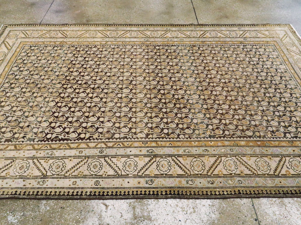 Vintage Persian Malayer Gallery Carpet, No.24811 - Galerie Shabab