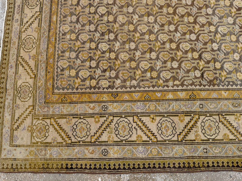 Vintage Persian Malayer Gallery Carpet, No.24811 - Galerie Shabab