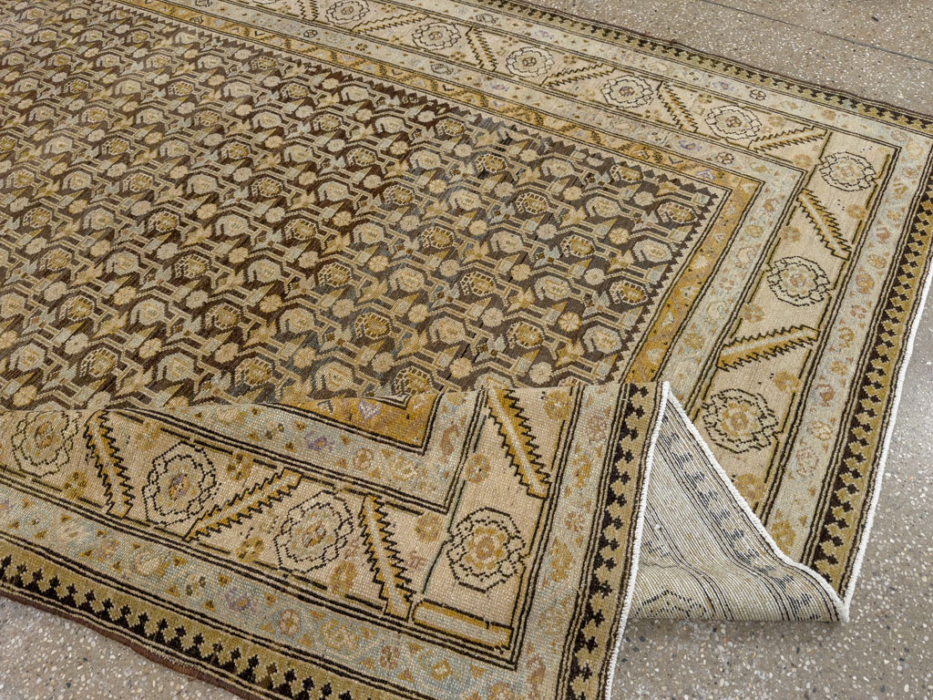Vintage Persian Malayer Gallery Carpet, No.24811 - Galerie Shabab