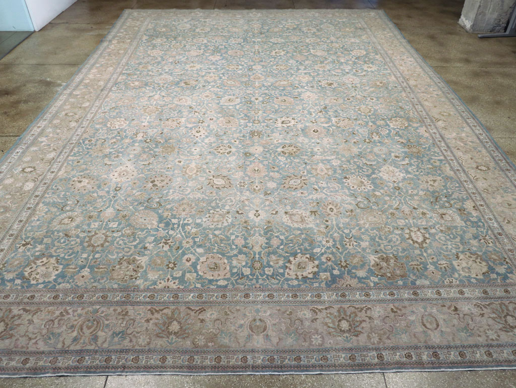 Antique Persian Tabriz Oversize Carpet, No.24817 - Galerie Shabab