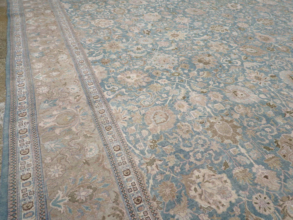 Antique Persian Tabriz Oversize Carpet, No.24817 - Galerie Shabab