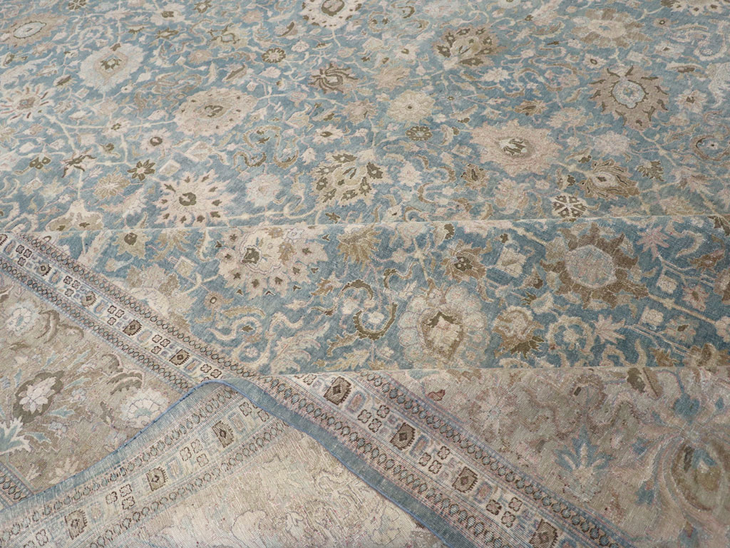 Antique Persian Tabriz Oversize Carpet, No.24817 - Galerie Shabab