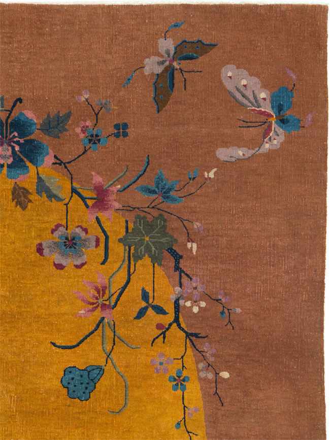 Antique Chinese Art Deco Carpet, No.24822 - Galerie Shabab