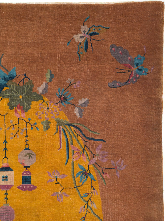 Antique Chinese Art Deco Carpet, No.24822 - Galerie Shabab