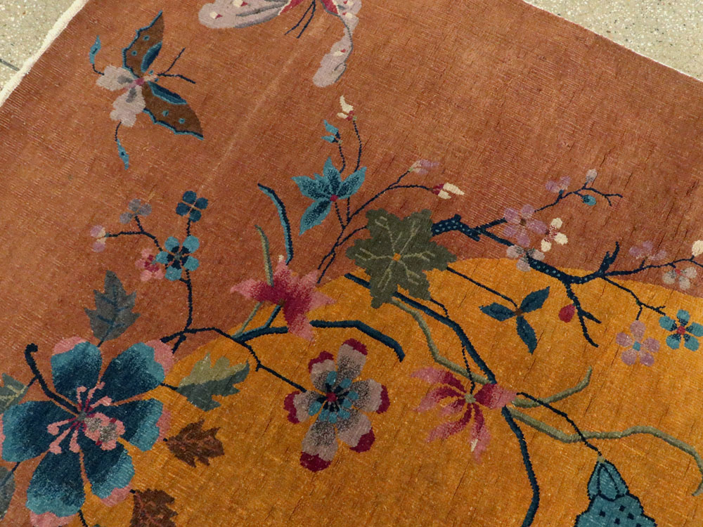 Antique Chinese Art Deco Carpet, No.24822 - Galerie Shabab