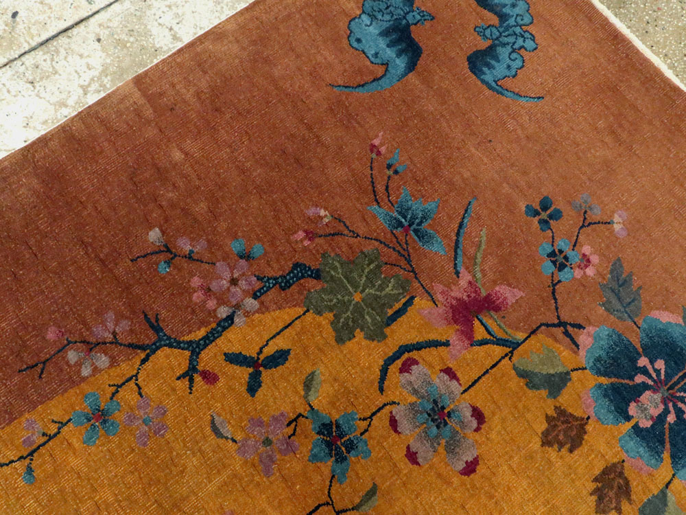 Antique Chinese Art Deco Carpet, No.24822 - Galerie Shabab