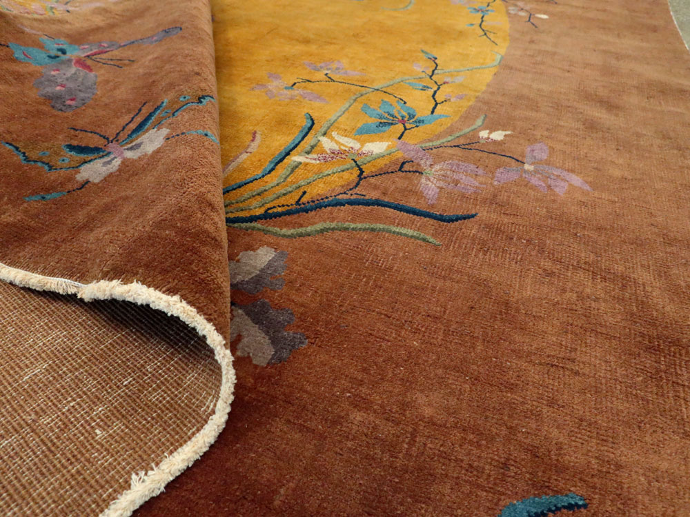 Antique Chinese Art Deco Carpet, No.24822 - Galerie Shabab