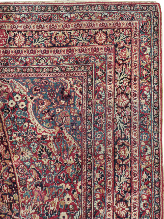 Antique Persian Mashad Carpet, No.24823 - Galerie Shabab