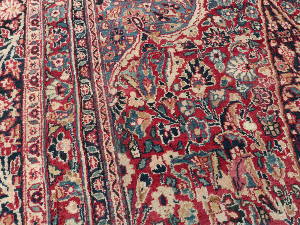 Antique Persian Mashad Carpet, No.24823 - Galerie Shabab