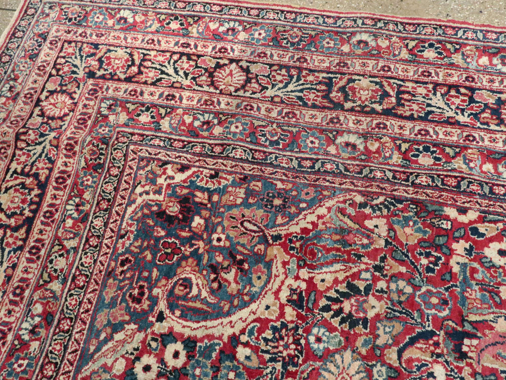 Antique Persian Mashad Carpet, No.24823 - Galerie Shabab