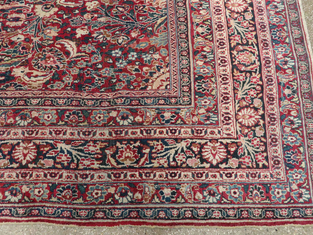 Antique Persian Mashad Carpet, No.24823 - Galerie Shabab