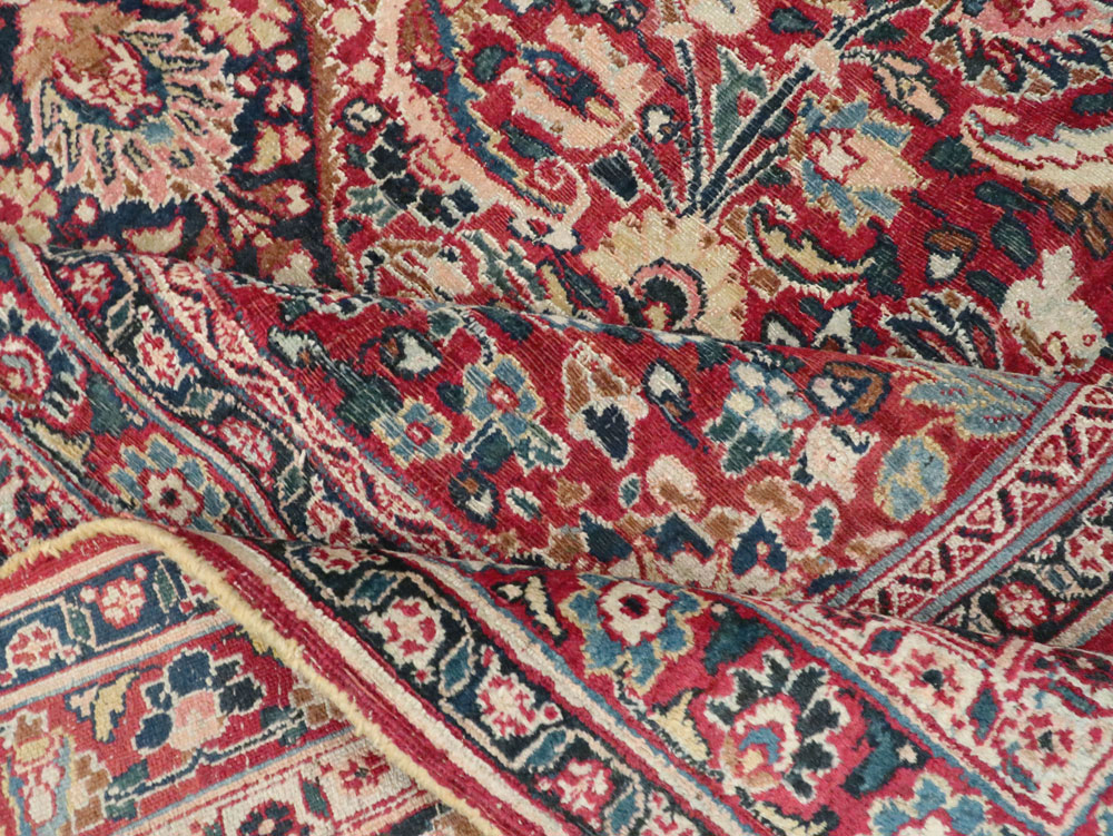 Antique Persian Mashad Carpet, No.24823 - Galerie Shabab