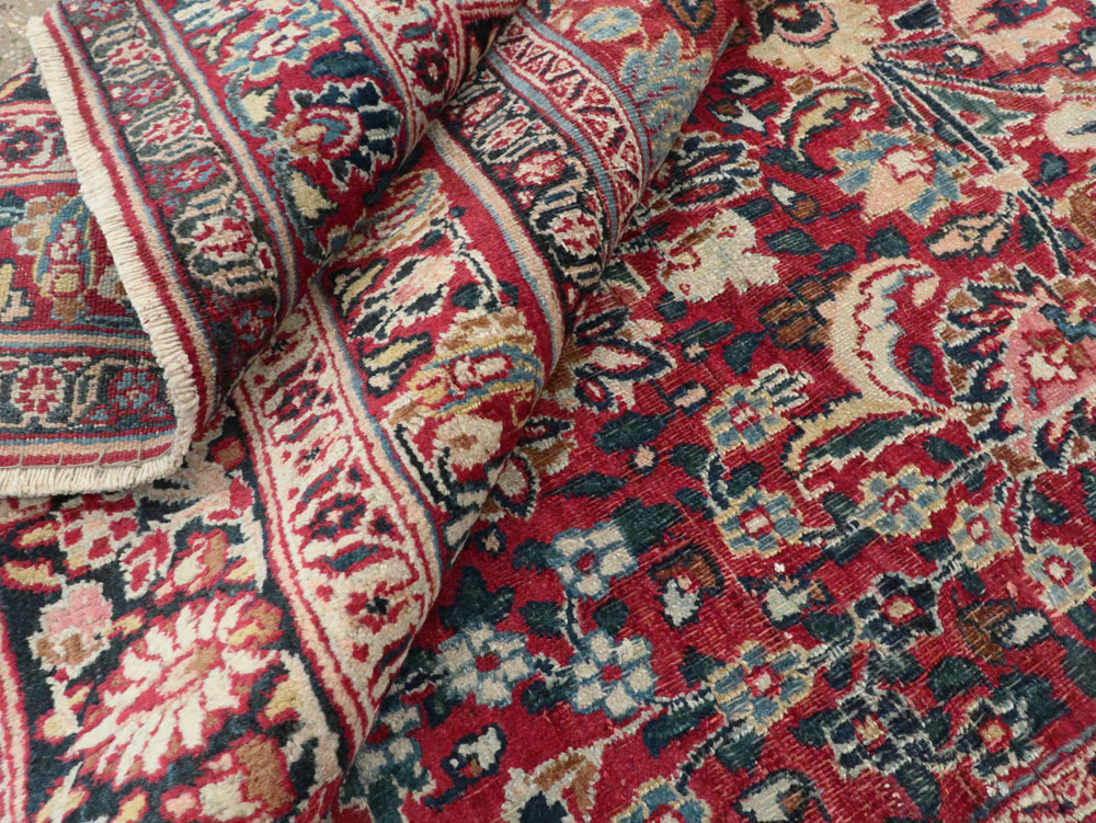 Antique Persian Mashad Carpet, No.24823 - Galerie Shabab