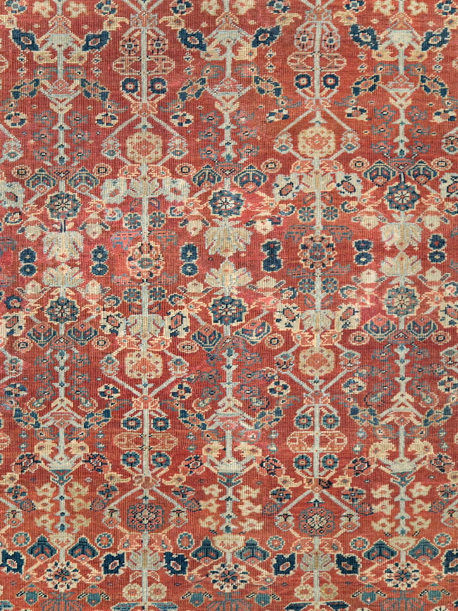 Antique Persian Mahal Carpet, No.24824 - Galerie Shabab