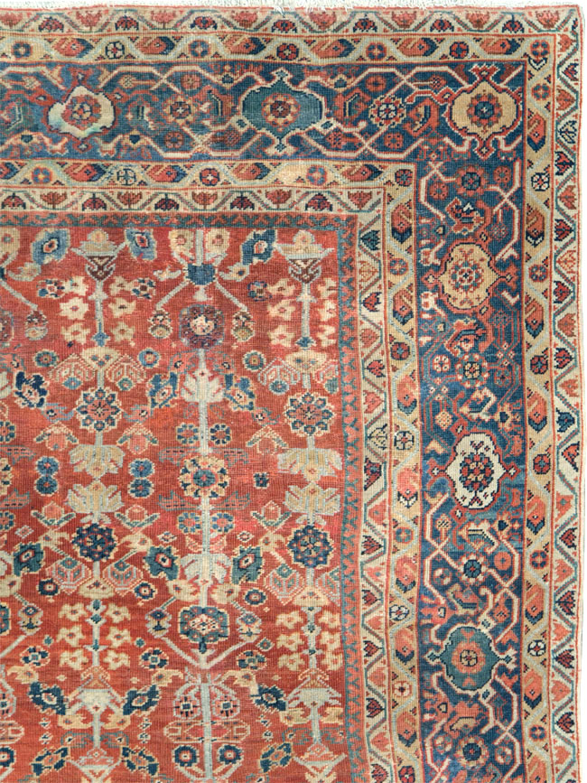 Antique Persian Mahal Carpet, No.24824 - Galerie Shabab