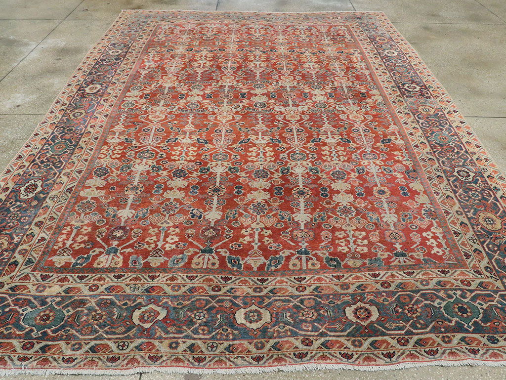 Antique Persian Mahal Carpet, No.24824 - Galerie Shabab