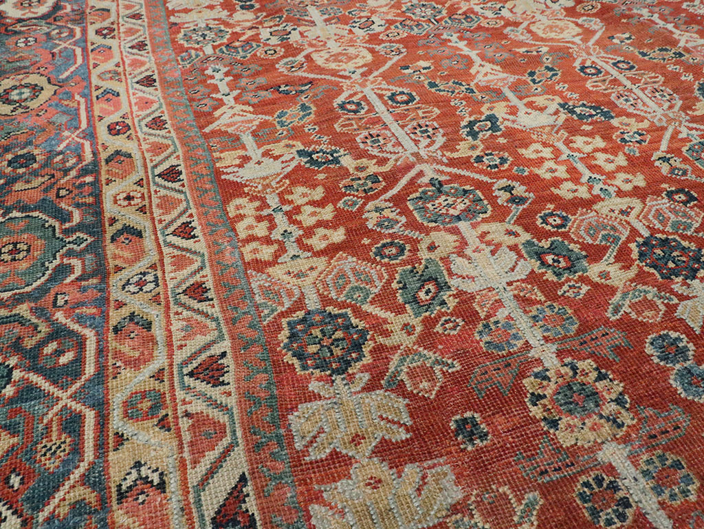 Antique Persian Mahal Carpet, No.24824 - Galerie Shabab