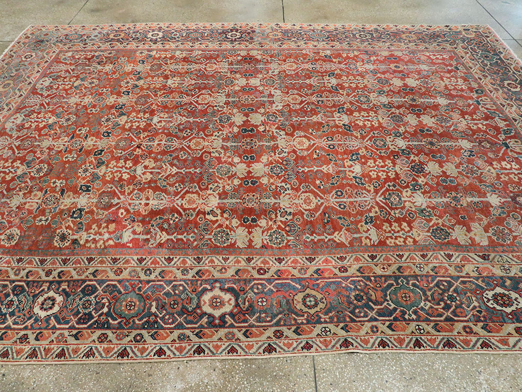 Antique Persian Mahal Carpet, No.24824 - Galerie Shabab