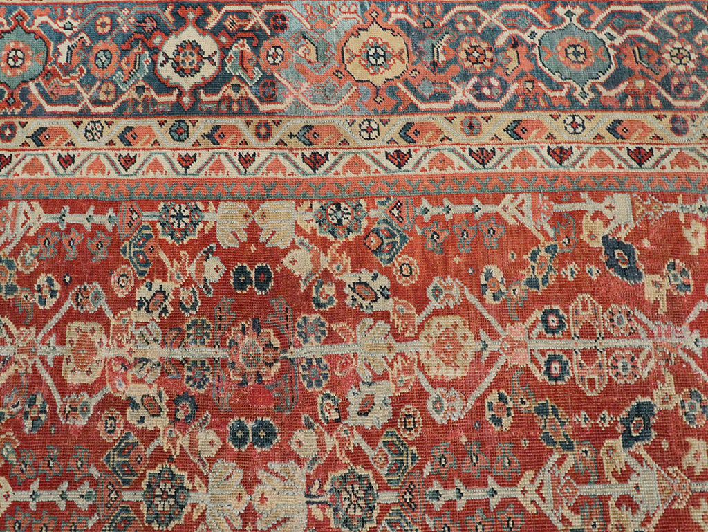 Antique Persian Mahal Carpet, No.24824 - Galerie Shabab