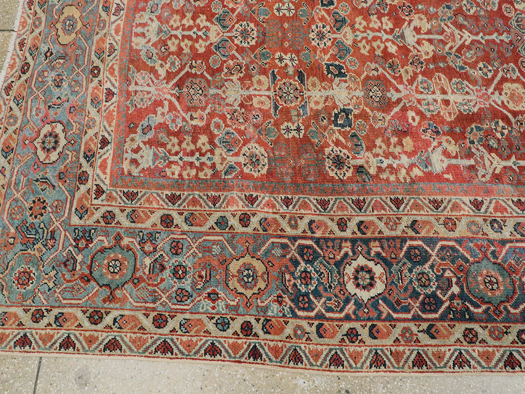 Antique Persian Mahal Carpet, No.24824 - Galerie Shabab