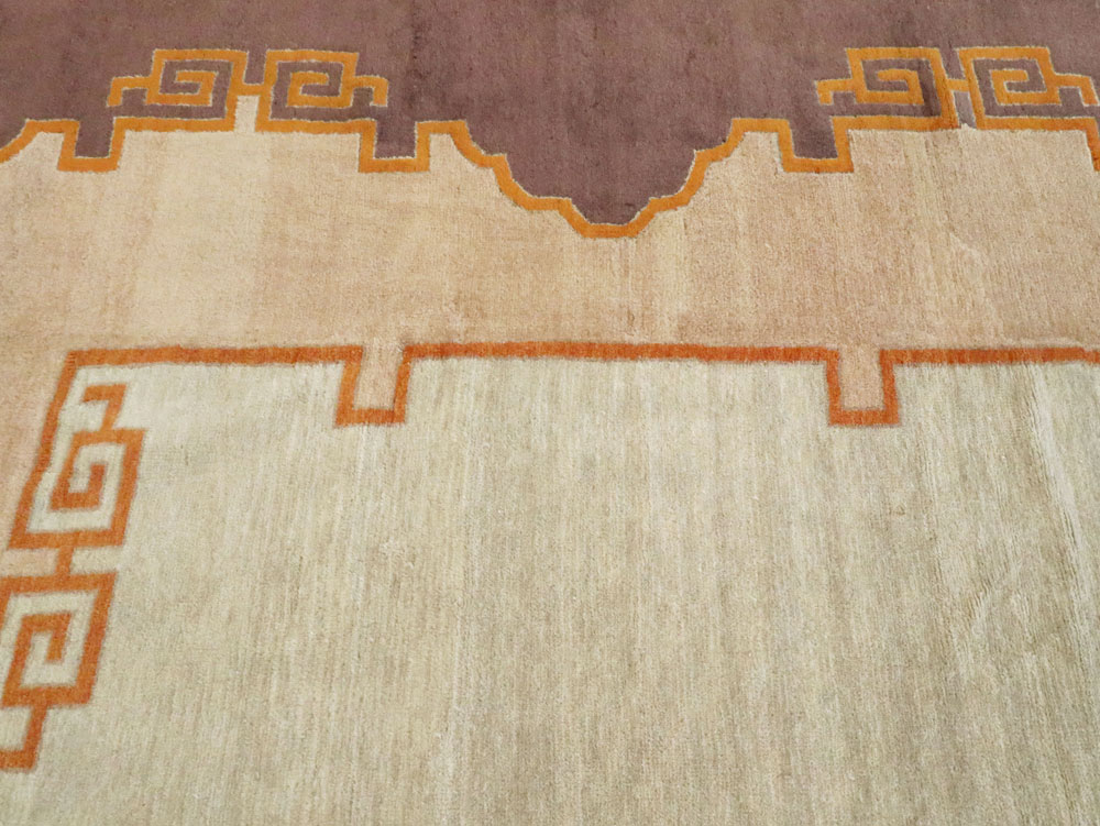 Antique Chinese Art Deco Carpet, No.24826 - Galerie Shabab