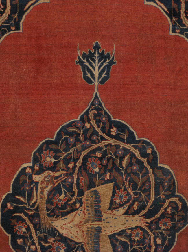 Antique Persian Tabriz Carpet, No.24830 - Galerie Shabab