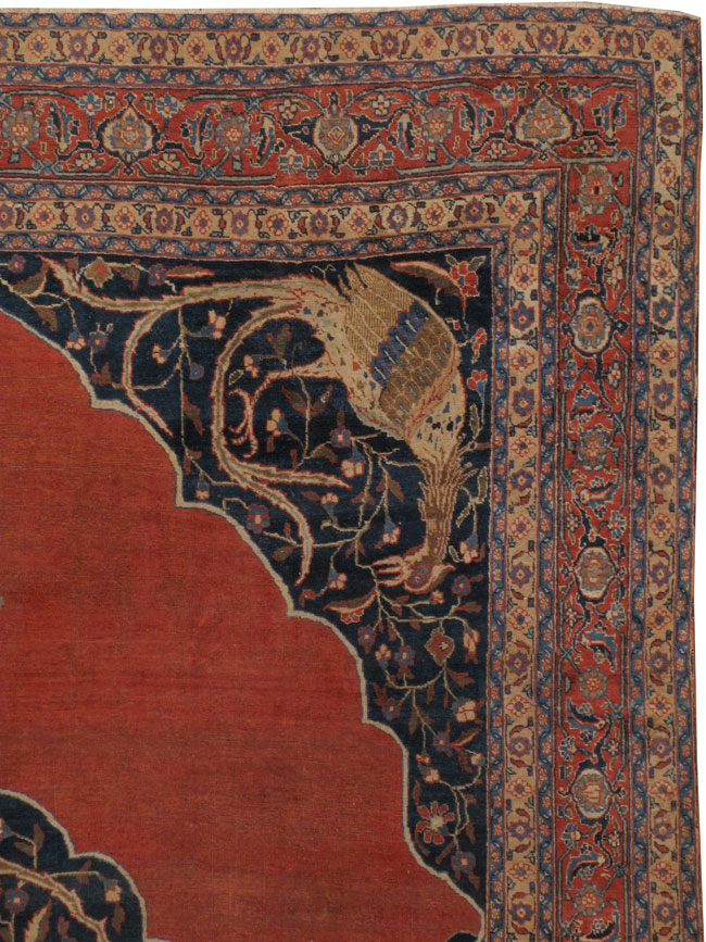 Antique Persian Tabriz Carpet, No.24830 - Galerie Shabab