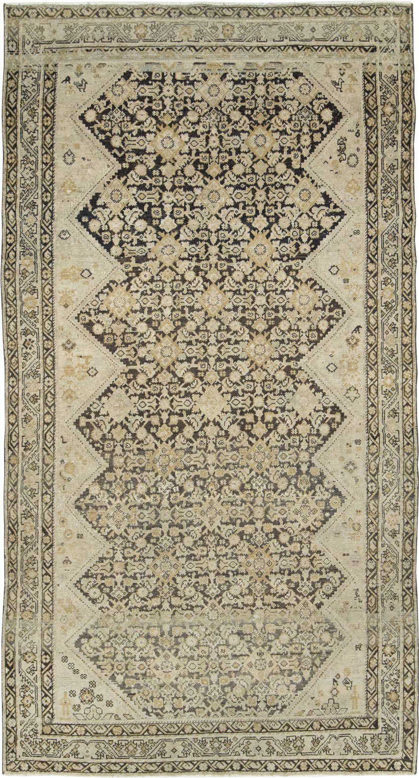 Antique Persian Malayer Gallery Rug, No.24832 - Galerie Shabab