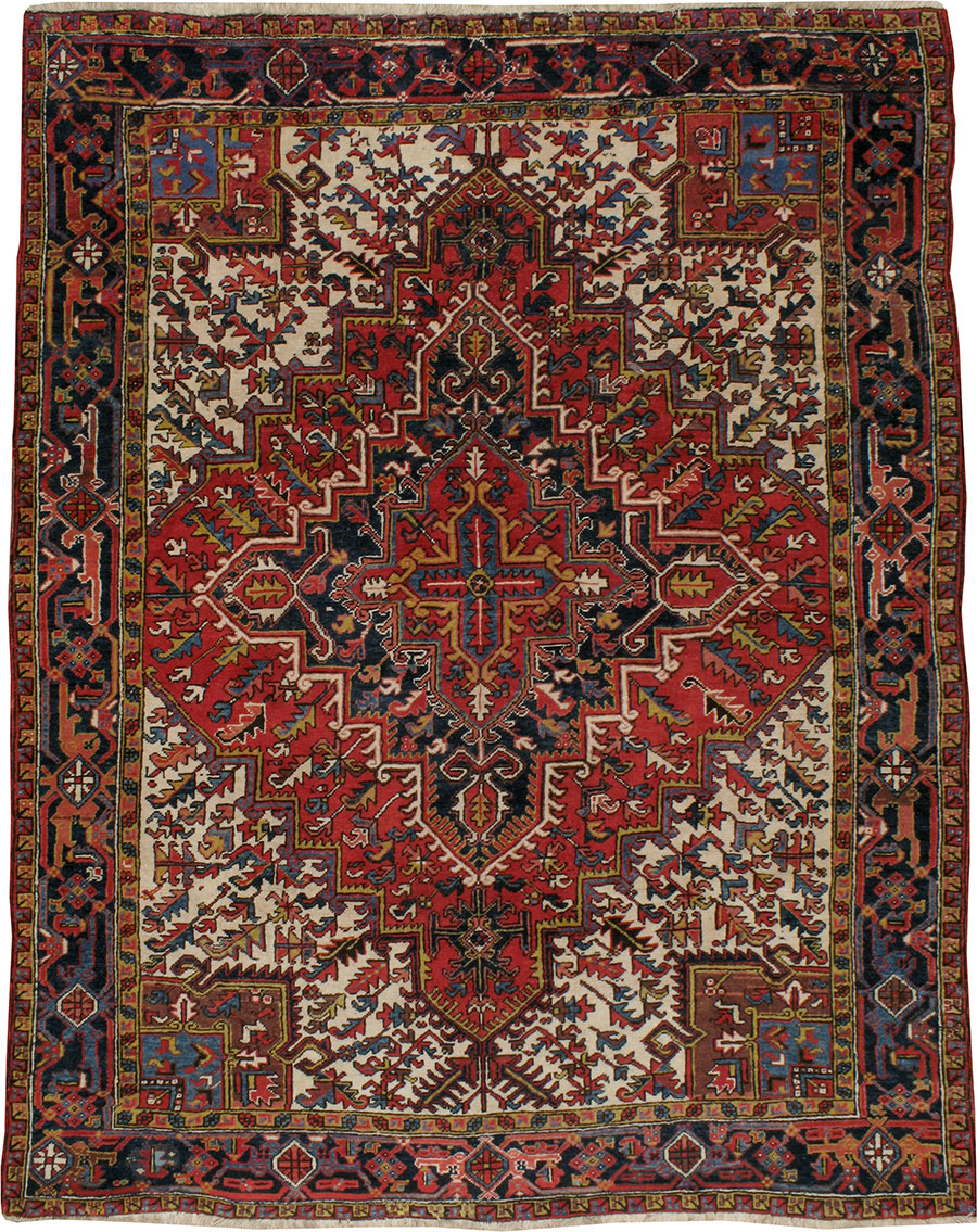 Antique Persian Heriz Carpet, No.24833 - Galerie Shabab