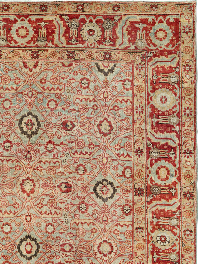 Antique Persian Tabriz Carpet, No.24845 - Galerie Shabab