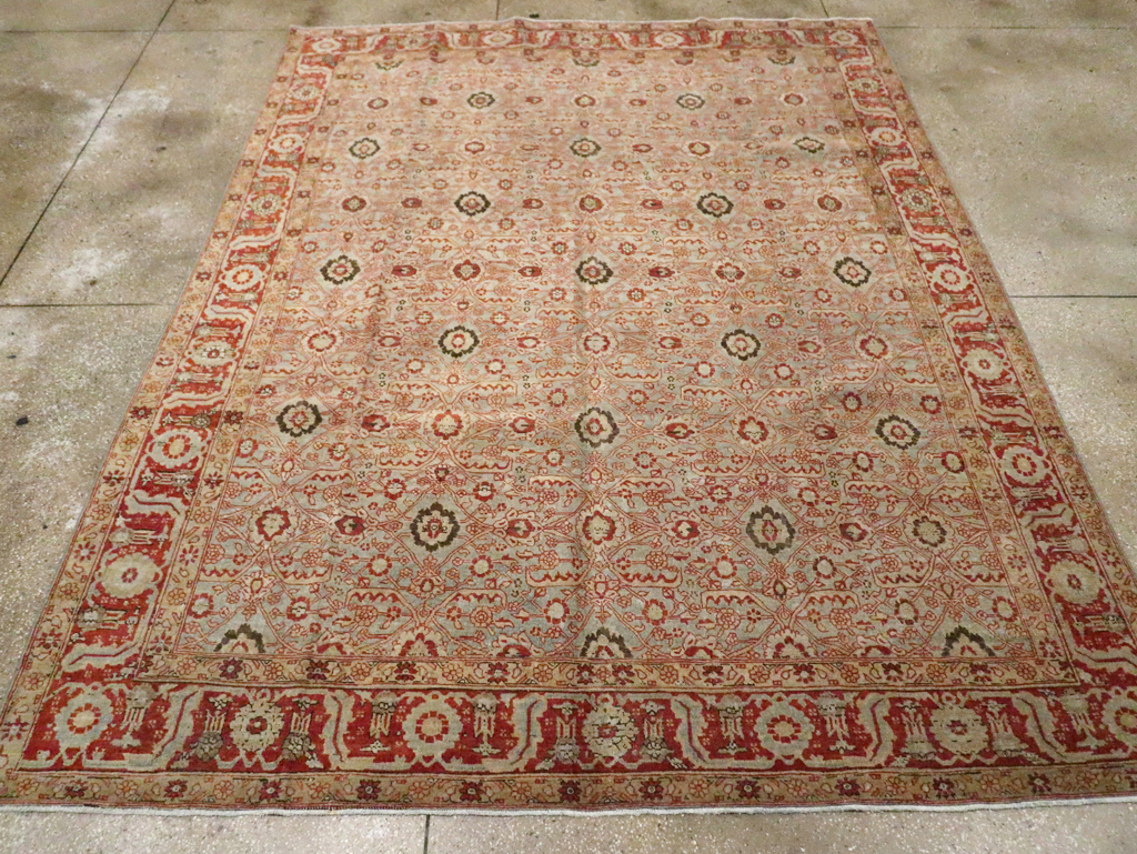 Antique Persian Tabriz Carpet, No.24845 - Galerie Shabab
