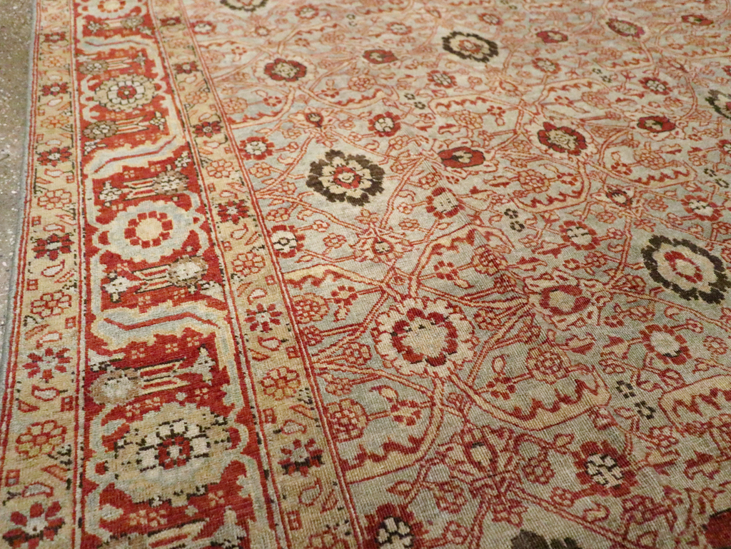 Antique Persian Tabriz Carpet, No.24845 - Galerie Shabab