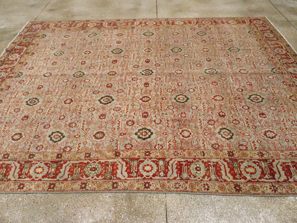 Antique Persian Tabriz Carpet, No.24845 - Galerie Shabab