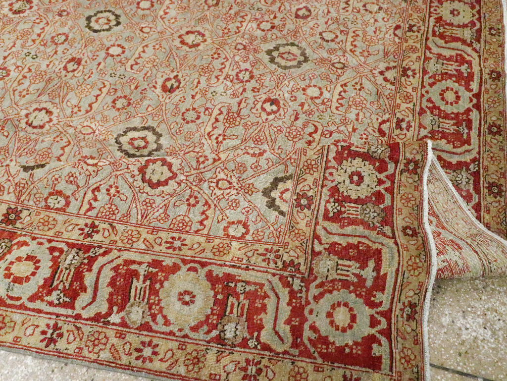 Antique Persian Tabriz Carpet, No.24845 - Galerie Shabab