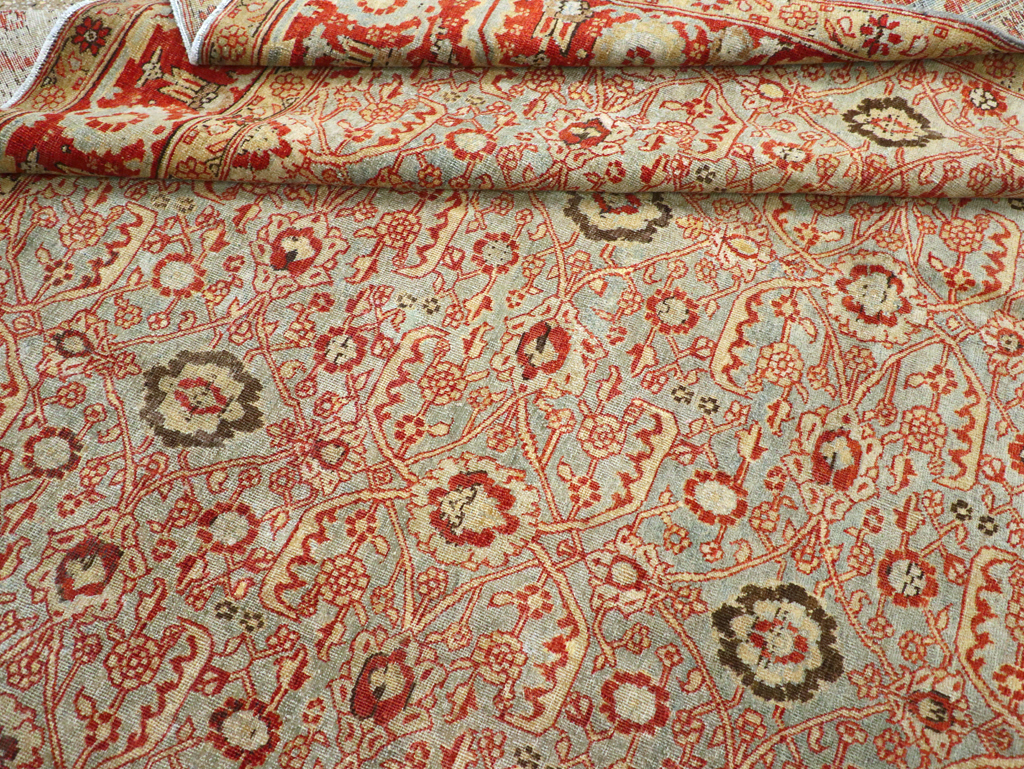 Antique Persian Tabriz Carpet, No.24845 - Galerie Shabab